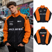 Bomberino McLaren F1 – Blu Scuro Maniche Arancio | Papaya Racing Edition 1