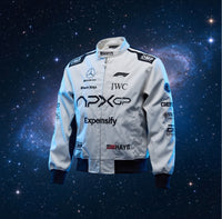 Giacca Mercedes AMG F1 Bianca – NXGP Racing Jacket | IWC Pirelli OMP Edition 3