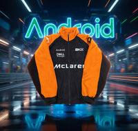 Bomberino McLaren F1 – Blu Scuro Maniche Arancio | Papaya Racing Edition 2