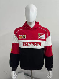 Felpa Ferrari F1 Hoodie Rosso/Bianco/Nero – Scuderia Ferrari Shell UPS | Racing Streetwear 4