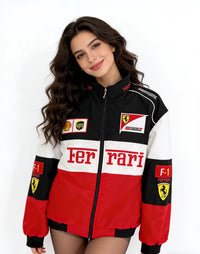 Giacca Ferrari F1 Rosso/Nero Vintage Racing – Puma Edition | Shell UPS Scuderia Ferrari Jacket 2