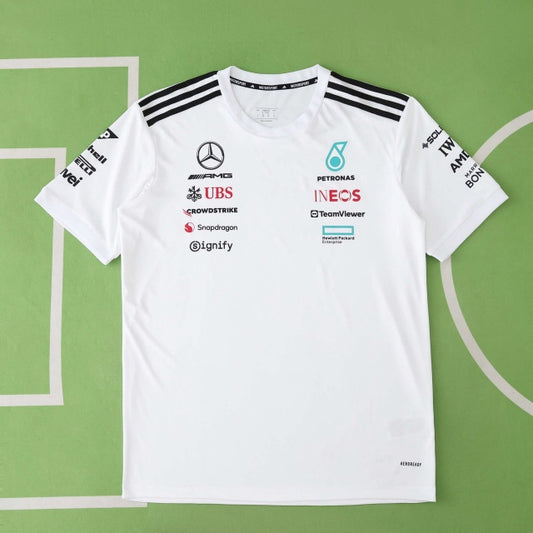 T-Shirt Mercedes AMG F1 Bianca – Essential Racing